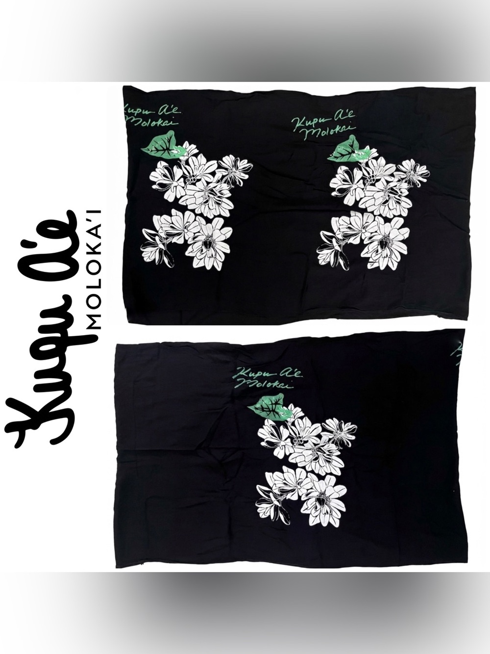 Kupu A’e Moloka’i Hawaii ✨ Infinity Scarf • Naupaka Kahakai Print